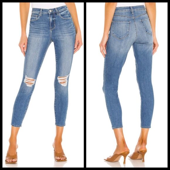 💕L'AGENCE💕 Margot High Rise Skinny Jeans ~ Syracuse Blue 28 NWT - Picture 3 of 12